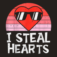 Kids I Steal Hearts Retro Toddler Baby Boys Valentines Day T Shirt Tank Top | Artistshot