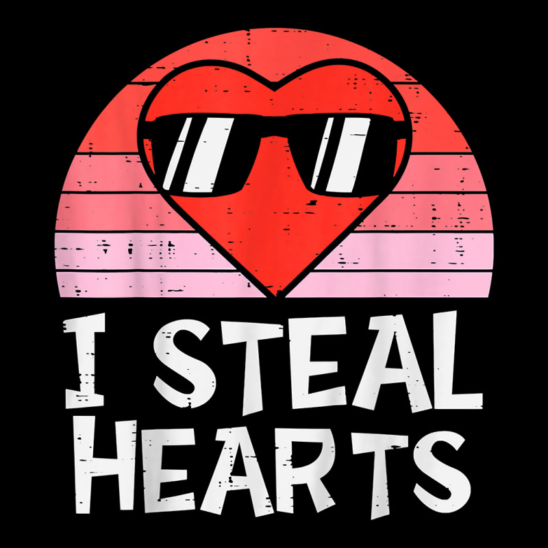 Kids I Steal Hearts Retro Toddler Baby Boys Valentines Day T Shirt Zipper Hoodie | Artistshot