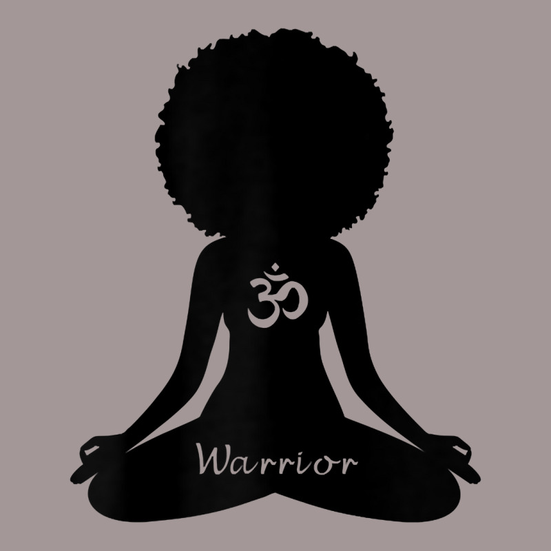 Womens Warrior Afro Goddess Curly Hair Self Care Om Yoga T Shirt Vintage Short | Artistshot