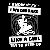 Wakeboarding Girl Wakeboarder   Wakeboard T Shirt Men's 3/4 Sleeve Pajama Set | Artistshot