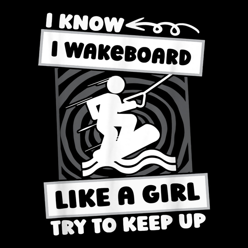 Wakeboarding Girl Wakeboarder   Wakeboard T Shirt Men's 3/4 Sleeve Pajama Set | Artistshot