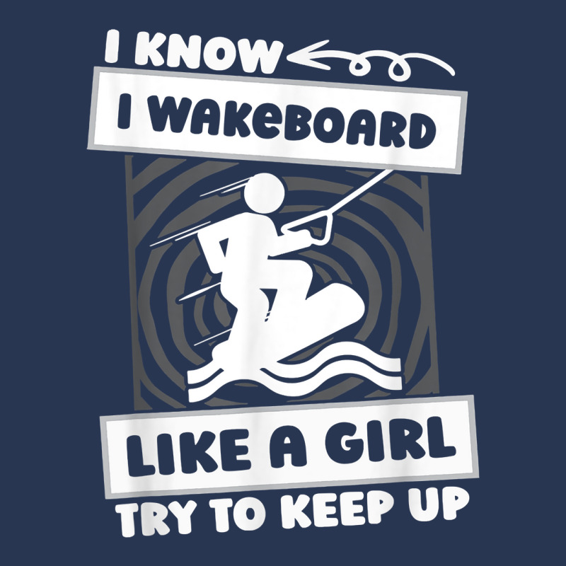 Wakeboarding Girl Wakeboarder   Wakeboard T Shirt Men Denim Jacket | Artistshot