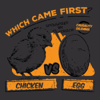 Who Came First   Chicken Vs Egg Vintage Hoodie | Artistshot