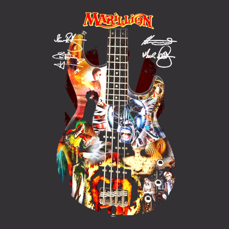 Marillion Guitar Signatures Vintage Hoodie by JimmyChandler | Artistshot