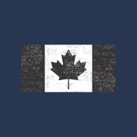 Distressed Black And White Canadian Flag Ladies Denim Jacket | Artistshot