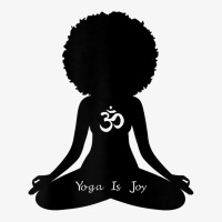 Womens Yoga Is Joy Black Girl Wellness Om Meditation Yoga T Shirt Ladies Fitted T-shirt | Artistshot