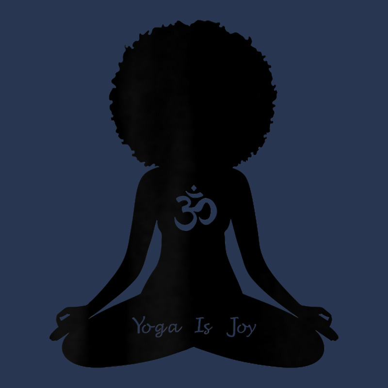 Womens Yoga Is Joy Black Girl Wellness Om Meditation Yoga T Shirt Ladies Denim Jacket by mal1o2poncio | Artistshot