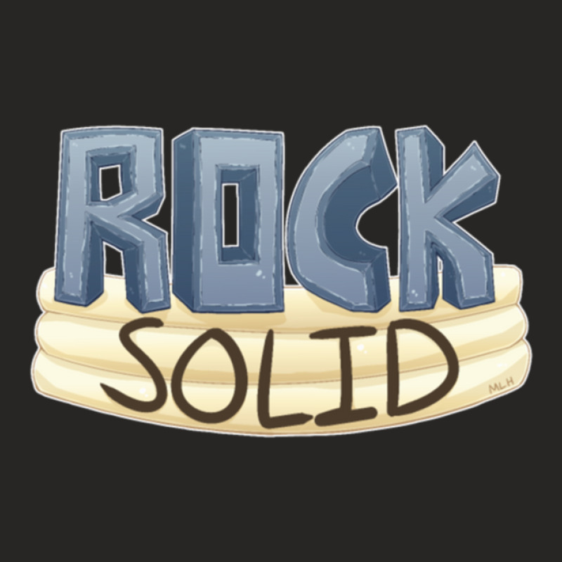 Rock Solid Ladies Fitted T-Shirt by AaronHalverson | Artistshot