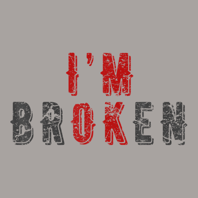 I'm Ok I'm Broken Invisible Illness Mental Health Awareness Racerback Tank by hyskovoyc | Artistshot