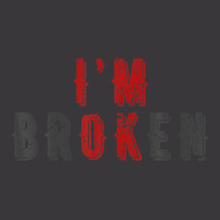 I'm Ok I'm Broken Invisible Illness Mental Health Awareness Ladies Curvy T-shirt | Artistshot