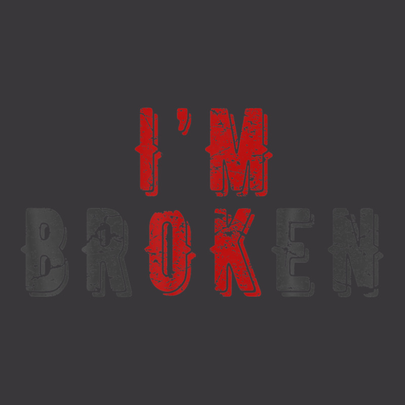 I'm Ok I'm Broken Invisible Illness Mental Health Awareness Ladies Curvy T-Shirt by hyskovoyc | Artistshot