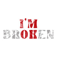 I'm Ok I'm Broken Invisible Illness Mental Health Awareness Men's T-shirt Pajama Set | Artistshot