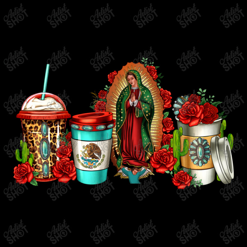 Lady Of Guadalupe Coffee Women's V-Neck T-Shirt by Jasminsmagicworld | Artistshot