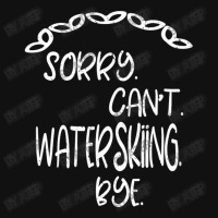 Sorry Cant Waterskiing Bye Baby Bibs | Artistshot