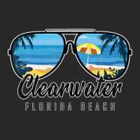 Clearwater Beach Florida Palm Tree Sunglasses Souvenir Printed Hat | Artistshot