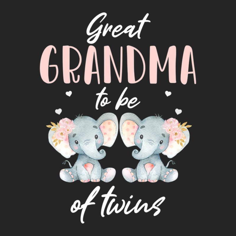 Great Grandma Of Twins Elephant Baby Shower Girl Decorations Unisex Hoodie | Artistshot