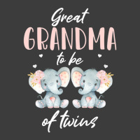 Great Grandma Of Twins Elephant Baby Shower Girl Decorations Men's Polo Shirt | Artistshot