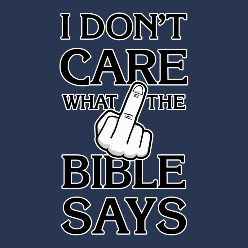 I Don't Care What The Bible Says Men Denim Jacket | Artistshot