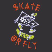 Trending Skate Or Fly Skeleton Skateboarder-1vb4w Vintage Hoodie | Artistshot