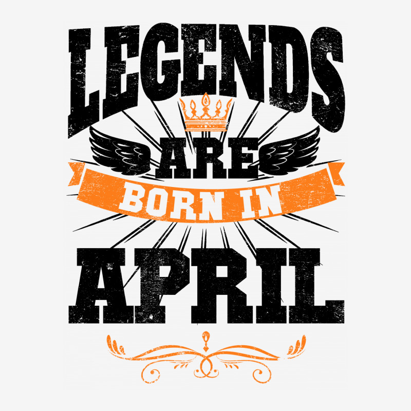 Legends Are Born In April For Light Baby Bibs by autlu2024 | Artistshot