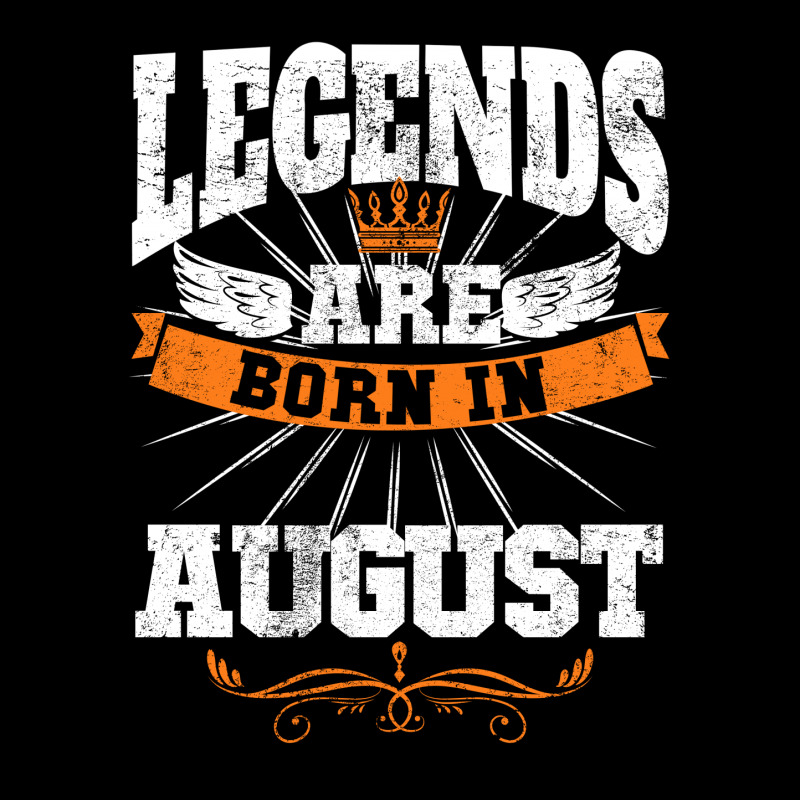 Legends Are Born In August For Dark Cropped Sweater by autlu2024 | Artistshot