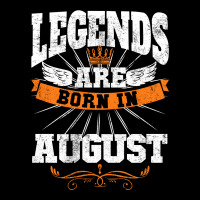 Legends Are Born In August For Dark Legging | Artistshot