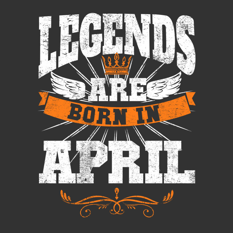 Legends Are Born In April For Dark Baby Bodysuit by autlu2024 | Artistshot