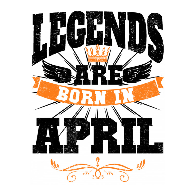 Legends Are Born In April For Light Long Sleeve Baby Bodysuit by autlu2024 | Artistshot