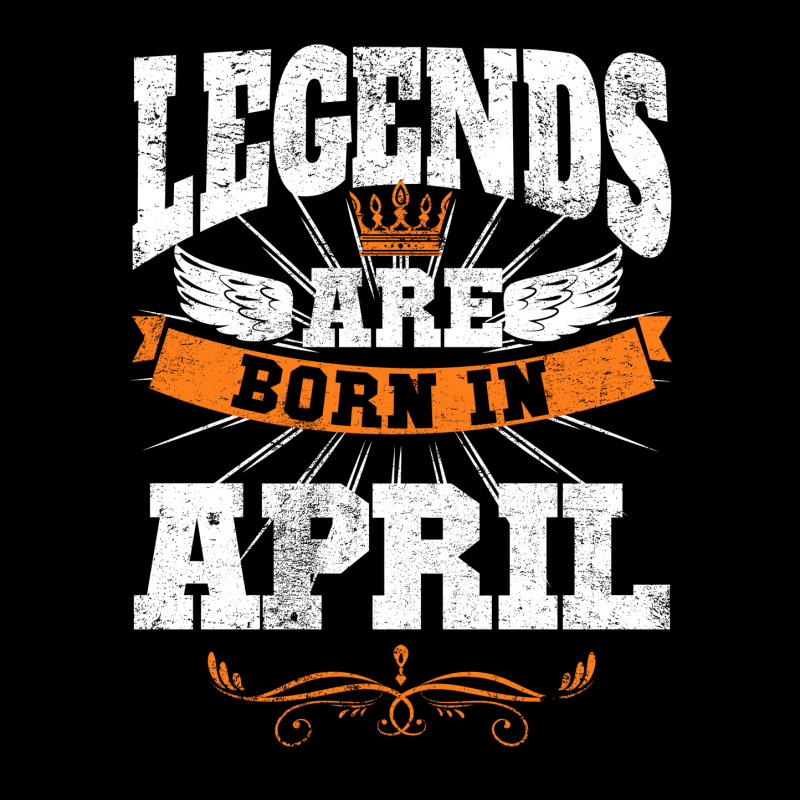 Legends Are Born In April For Dark Youth Sweatshirt by autlu2024 | Artistshot