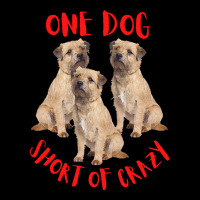 One Dog Short Of Crazy T  Shirtone Dog Short Of Crazy T  Shirt (1) Men's Long Sleeve Pajama Set | Artistshot