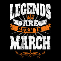 Legends Are Born In March For Dark Fleece Short | Artistshot