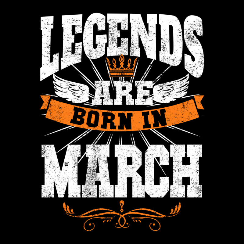 Legends Are Born In March For Dark Fleece Short by autlu2024 | Artistshot