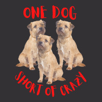 One Dog Short Of Crazy T  Shirtone Dog Short Of Crazy T  Shirt (1) Vintage Hoodie And Short Set | Artistshot