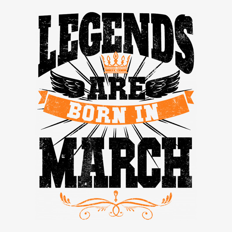 Legends Are Born In March For Light Ladies Fitted T-Shirt by autlu2024 | Artistshot