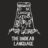 The Undead Language Ladies Fitted T-shirt | Artistshot