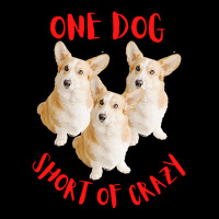 One Dog Short Of Crazy T  Shirtone Dog Short Of Crazy T  Shirt (15) V-neck Tee | Artistshot