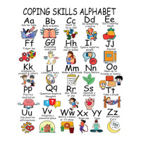 Coping Skills Alphabet Mental Health Awareness Counselor Crewneck Sweatshirt | Artistshot