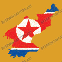 North Korea Map Flag Drawing Line Art T-shirt | Artistshot