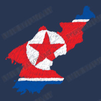 North Korea Map Flag Drawing Line Art Men Denim Jacket | Artistshot