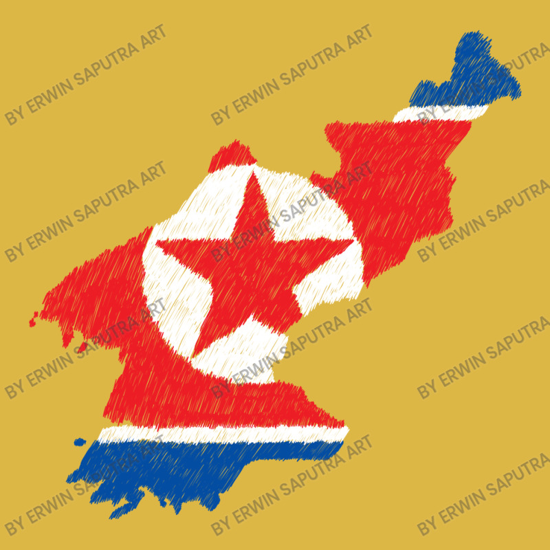 North Korea Map Flag Drawing Line Art Classic T-shirt | Artistshot