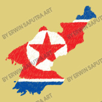 North Korea Map Flag Drawing Line Art Baby Bodysuit | Artistshot