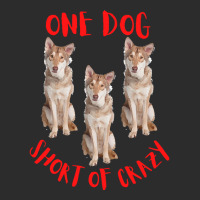 One Dog Short Of Crazy T  Shirtone Dog Short Of Crazy T  Shirt Exclusive T-shirt | Artistshot