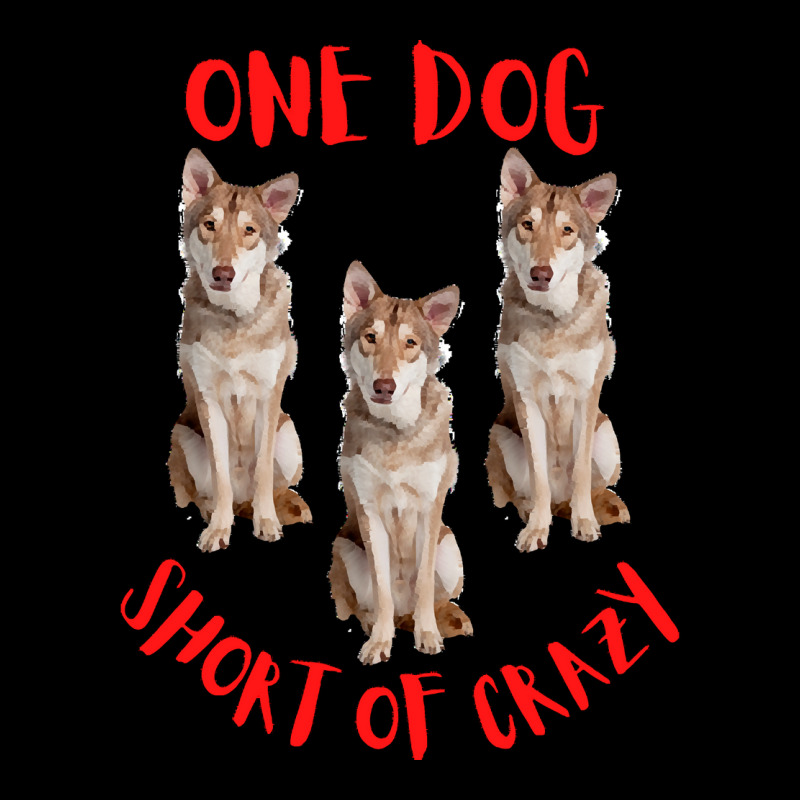 One Dog Short Of Crazy T  Shirtone Dog Short Of Crazy T  Shirt Men's Long Sleeve Pajama Set | Artistshot