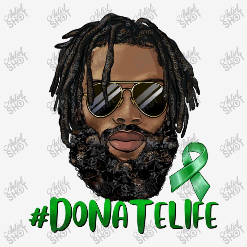 Black Man With Locs Donate Life Graphic Youth T-shirt by afrowomandigitalshop@gmail.com | Artistshot