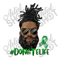 Black Man With Locs Bun Donate Life Youth Sweatshirt | Artistshot