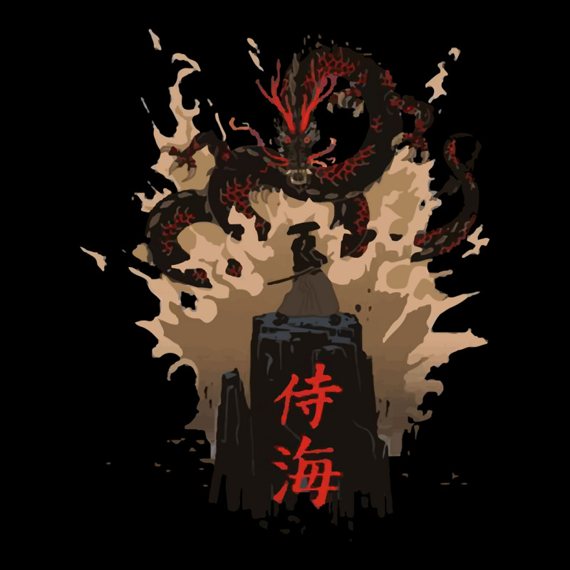 Samurai Japanese Samurai Warrior Vs Dragon Pocket T-Shirt by DanielLopezJacuinde | Artistshot