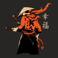 Samurai Japanese Warrior With Swords Catana Ladies Fitted T-shirt | Artistshot