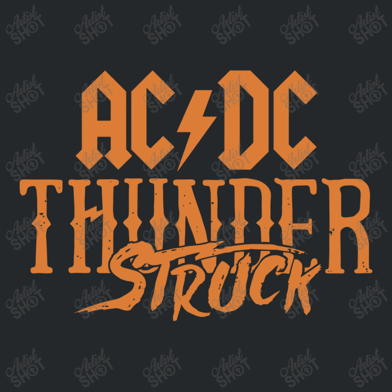 Thunderstruck Crewneck Sweatshirt by WuzzTees | Artistshot