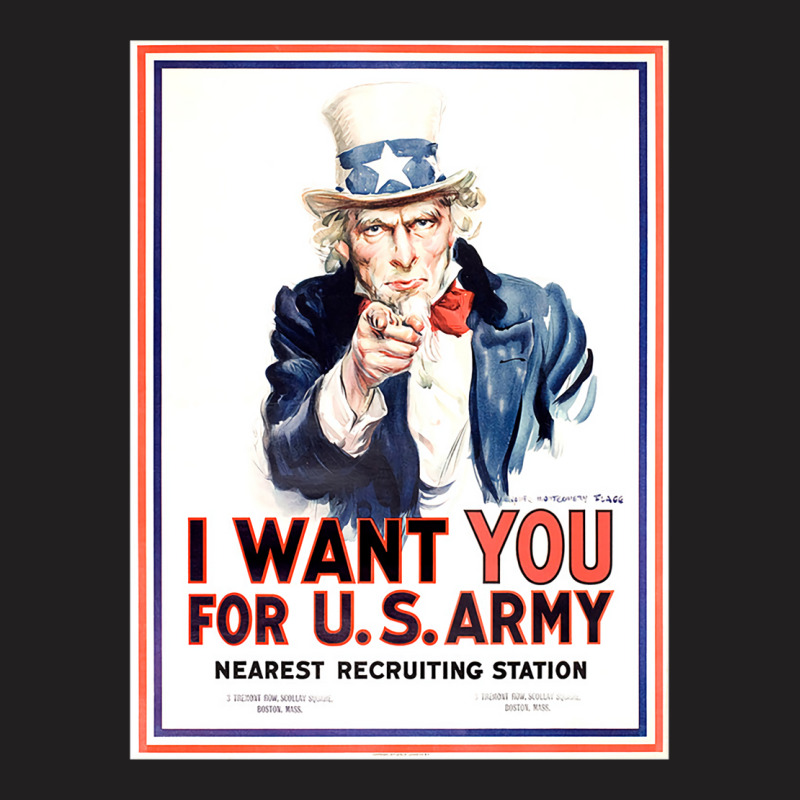 Uncle Sam Wants You T-shirt | Artistshot