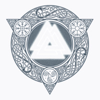 Valknut. Ice Flame. T-shirt | Artistshot